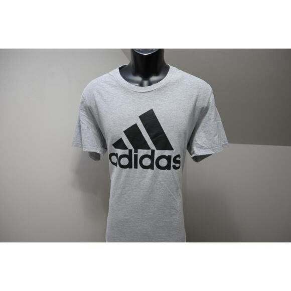 Adidas Gym Shirt Amplifier Performance Gray Short Sleeve Athletic Mens Size XL - Picture 3 of 7